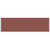vidaXL Uvlačiva bočna tenda za terasu 180 x 600 cm smeđa | shoptok.hr