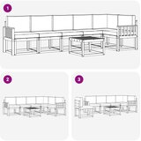  Set vanjskih sofa 7 kom. Prirodna i bež | shoptok.hr