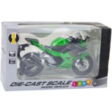 Metalni motor za igru sa zvučnim i svjetlosnim efektima 1:12 - zeleno/crni | shoptok.hr