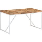  Blagovaonski stol 140 x 70 x 76 cm masivno drvo bagrema i manga | shoptok.hr