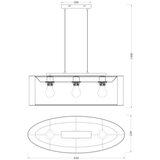 Globo 15190H2 - visilica na sajli THEO 3xE27/60W/230V | Eponuda.com