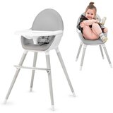 Kinderkraft High stolica za hranjenje 2U1 Fini full gray (KKKFINIGRYLEG0) Cene