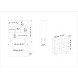 Hanah home polica za knjige mistico | Eponuda.com