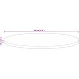 Stolna ploča Ø 90 x 2,5 cm okrugla od masivnog drva manga | shoptok.hr