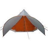  Teepee šator s krovom Siva i narančasta 600 x 600 x 347 cm | shoptok.hr