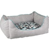 Flamingo mercure krevet za pse, pravougaoni, sivi, 90x70x35 cm Cene