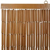 vidaXL Zavjesa za vrata protiv kukaca Otisak palme 100x200 cm bambus | shoptok.hr