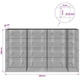  Gabion s žicom debljine 3 5 mm i mrežom 5x5 cm 350x20x200 cm - 20 cm 200 cm 350 cm | shoptok.hr