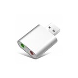 FastAsia Zvucna kartica USB 2.0 7.1 ch METALNA | ePonuda.com