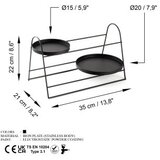 WALLXPERT crni dekorativni metalni pribor ged 013 a | ePonuda.com