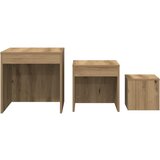  Uklapajući stolići boja hrasta artisan 3 kom konstruirano drvo | Eponuda.com