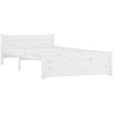  Okvir za krevet od masivnog drva bijeli 100 x 200 cm | shoptok.hr