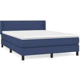  Box spring postelja z vzmetnico modra 140x200 cm blago, (20893579) | Shoptok.si