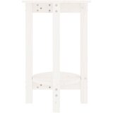  Stolić za kavu bijeli Ø 40x60 cm od masivne borovine | shoptok.hr