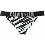 Calvin Klein INTENSE POWER-BRAZILIAN-PRINT Ženski donji dio kupaćeg kostima, crna, veličina