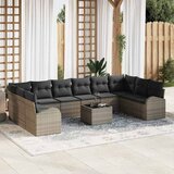  Set sofe 11 kom. Siva Poliester | shoptok.hr