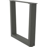  Noge blagovaonskog stola V-oblika 2 kom antracit 60x(42-43 3)cm | shoptok.hr