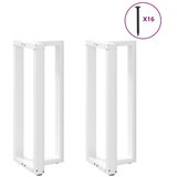 Noge za barski stol T-oblika 2 kom Bijele 40x35x(100-101) cm Čelik | Eponuda.com