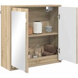  Kupaonski ormar s ogledalom Zidne Sonoma hrast 60 x 20 x 60 cm | shoptok.hr