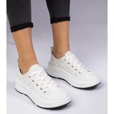 Gemre White Women's Lace Sneakers Katerin Cijene