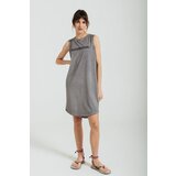 Legendww ženska pamučna haljina u sivoj boji 5673-9368-41 cene