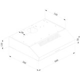 Tesla aspirator DB601AX 60cm/350m3/h/inox | ePonuda.com