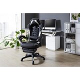 Livetastic GAMING STOL kovina, umetna masa, tekstil črna, bela | Shoptok.si
