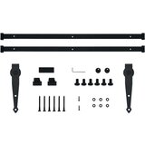 vidaXL mini pribor za klizna vrata staje od ugljičnog čelika 183 cm | shoptok.hr