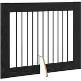  Vrata za pse s postoljem 4 pcs Crni hrast 100 x 80 cm | Eponuda.ba