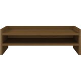  Stalak za monitor boja meda 50 x 24 x 16 cm od masivne borovine | shoptok.hr