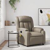 vidaXL Masažni naslonjač od umjetne kože boja cappuccina | shoptok.hr