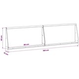  Zid za zadržavanje 2 kom. 80 x 12 x 40 cm Otporni čelik Rđa - Otporni čelik 80 x 12 x 40 cm 2 x Ravno | shoptok.hr