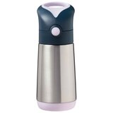 b.box Termovka za pitje s slamico 350 ml – indigo/rožnata | Shoptok.si