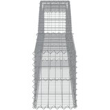  Lučne gabionske košare 4 kom 400x30x40/60 cm pocinčano željezo | shoptok.hr