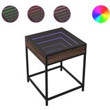  Stolić s beskonačnim LED svjetlima boja hrasta 40 x 40 x 51 cm | shoptok.hr