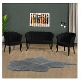 Atelier Del Sofa sofa i fotelja daisy black wooden black Cene