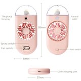 Venisymlis Ročni Ventilator Za Ponovno Polnjenje, Prenosni Ventilator Za Meglo, Pisane Luči, (22070356) | Shoptok.si