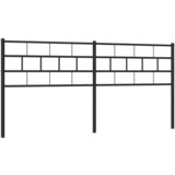  the living store kovinsko posteljno vzglavje črno 160 cm - vzglavje, (21448532) | Shoptok.si