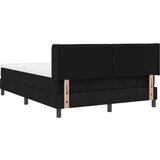 Box Postelja z vzmetnico z vzmetnico Črna 200 x 140 cm Poliester, (5000141843) | Shoptok.si