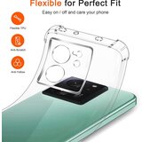 Techsuit Shockproof Clear Silicone prozirna maskica otporna na udarce za Xiaomi 13T / 13T Pro | shoptok.hr