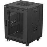 Lanberg FF01-6615-23B rack cabinet 15U Freestanding rack Black | shoptok.hr