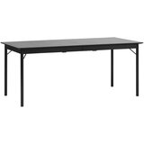 Unique Furniture Črna jedilna miza 95x180 cm Savona – | Shoptok.si