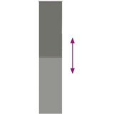 vidaXL Rolo zatemnjena siv 40x210 cm tkanina širina 35,7 cm poliester | Shoptok.si