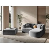 Cosmopolitan Design Svijetlo sivi baršunast tabure Campi – | shoptok.hr