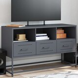 vidaXL TV omarica antracitna 100,5x39x60,5 cm jeklo Cene