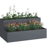  Vrtna saksija Antracit 100 x 60 x 45 cm Čelična vrata | shoptok.hr
