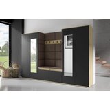 PKMebel Komplet za hodnik z ogledalom Emi 10 - artisan hrast | Shoptok.si