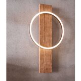 Eglo Boyal zidna/1, led, 1x12w, 1700lm, crna/bijela/rustik smeđe/drvo | shoptok.hr