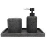 S|P Collection Tamno sivi kupaonski organizator za pamučne vatice od polyresina Suds – | shoptok.hr