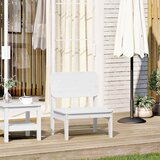  Vrtna stolica bijela 60x52,5x72 cm od masivne borovine | shoptok.hr
